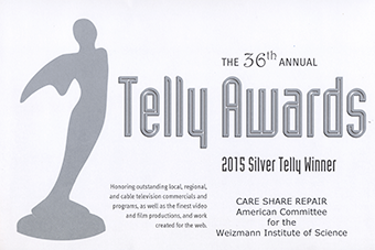 American Committee Selected as Silver, Bronze Winner in the 36th Annual Telly Awards for Video Productions