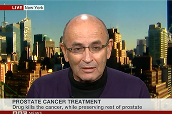 BBC News Interviews Prof. Avigdor Scherz About Prostate Cancer Treatment Success