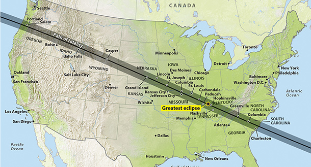 Followed by a Moonshadow: The Great American Solar Eclipse