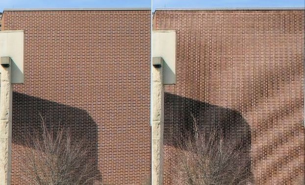 Aliasing produces non-real distortions of digitized images (Photo: C. Burnett)