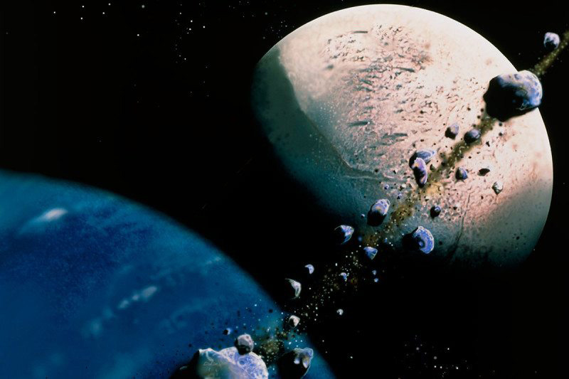 Neptune’s Other Moons Were Normal Until Triton Crashed the Party